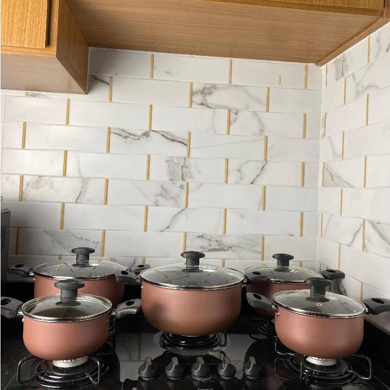 Jogo de Panelas Caçarola Premium colorido com frigideirinha, Jogo de Panelas